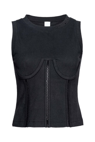 Blouse sans manches - Noir