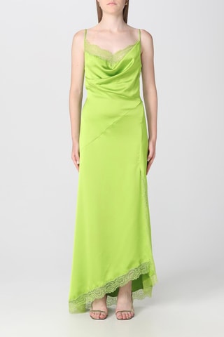 Robe longue sans manches - Vert fluo