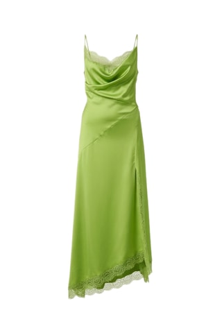 Robe longue sans manches - Vert fluo