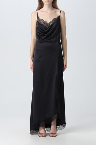Robe longue sans manches - Noir