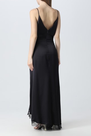Robe longue sans manches - Noir