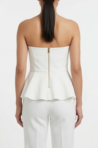 Blouse sans manches - Blanc