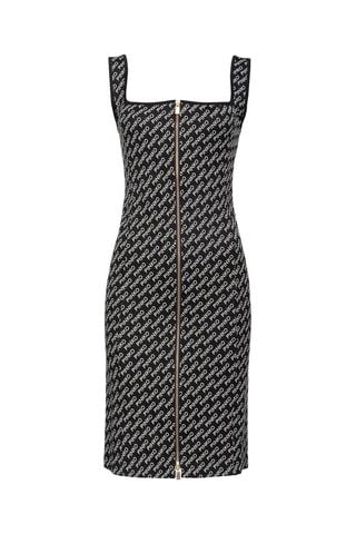 Robe fourreau sans manches - Noir
