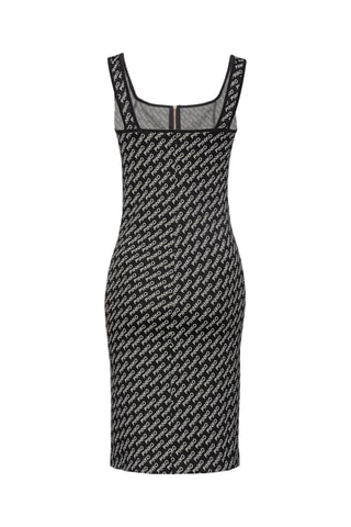 Robe fourreau sans manches - Noir