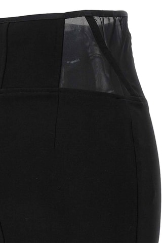 Jupe fourreau taille haute jupe midi - Noir