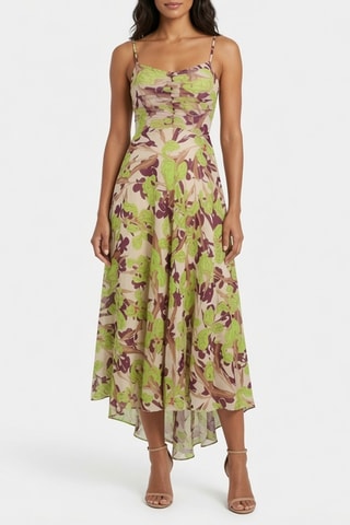 Robe longue sans manches - Beige