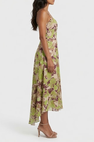 Robe longue sans manches - Beige