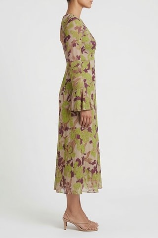 Robe midi - Beige