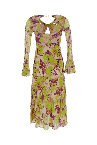 Robe midi - Beige