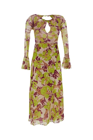 Robe midi - Beige