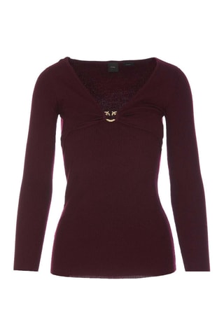 Pull en laine - Bordeaux