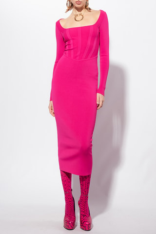 Robe fourreau - Fuchsia