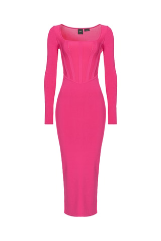 Robe fourreau - Fuchsia