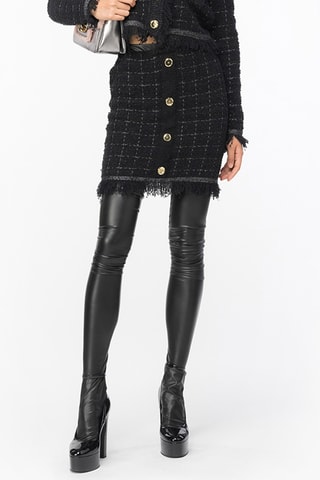 Minijupe taille haute - Noir