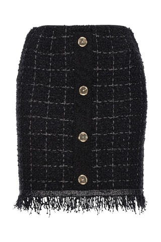 Minijupe taille haute - Noir