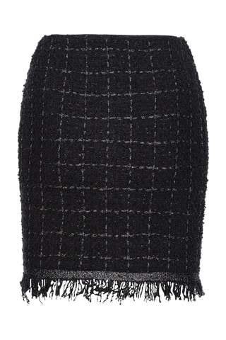 Minijupe taille haute - Noir