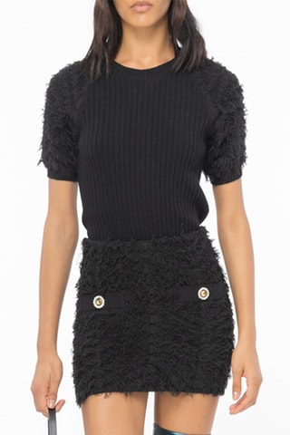 Pull en laine et cachemire - Noir