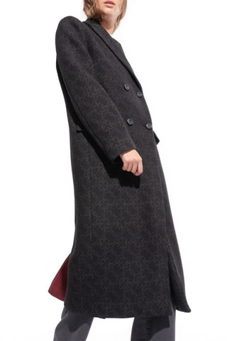 Manteau en laine - Noir