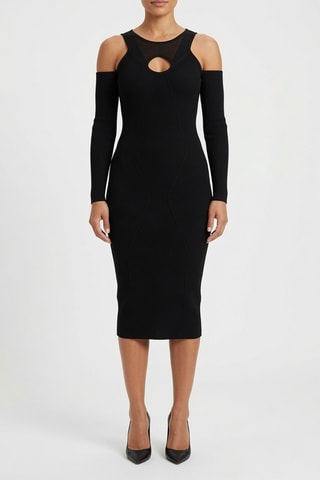 Robe fourreau - Noir
