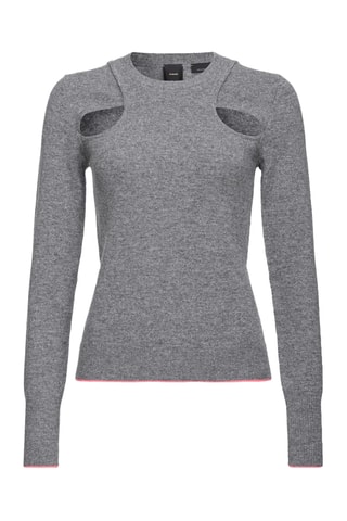 Pull en laine et cachemire - Gris
