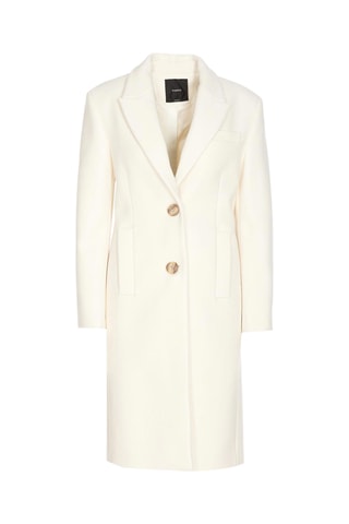 Trench en laine - Blanc cassé
