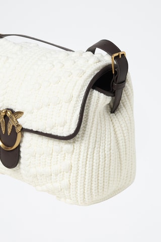 Sac bandoulière en cuir - Blanc