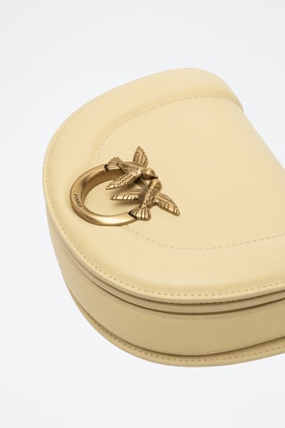 Sac bandoulière en cuir - Beige