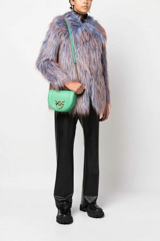 Sac bandoulière en cuir - Vert menthe