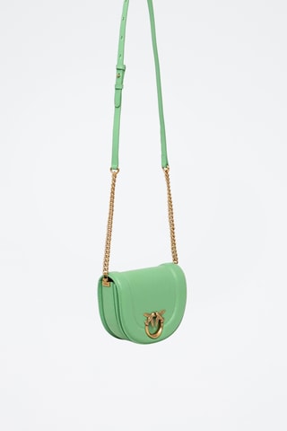 Sac bandoulière en cuir - Vert menthe