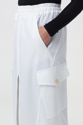 Jupe midi - Blanc