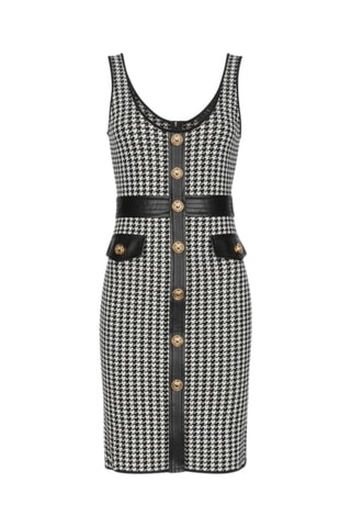 Robe fourreau sans manches - Noir