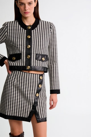 Minijupe taille haute - Noir