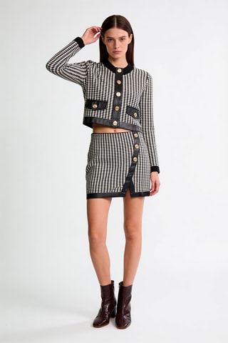 Minijupe taille haute - Noir
