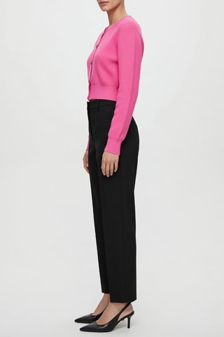 Pull en laine et cachemire - Rose 