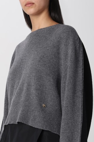 Pull en laine et cachemire - Gris