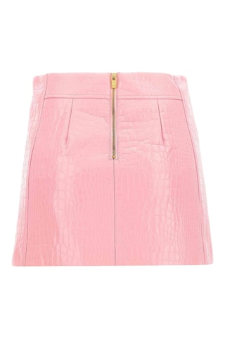 Minijupe taille haute - Rose clair