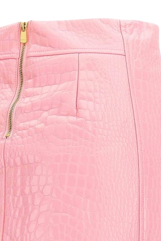 Minijupe taille haute - Rose clair