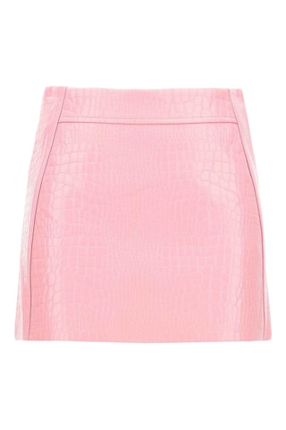 Minijupe taille haute - Rose clair