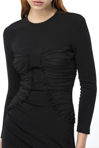 Robe fourreau - Noir