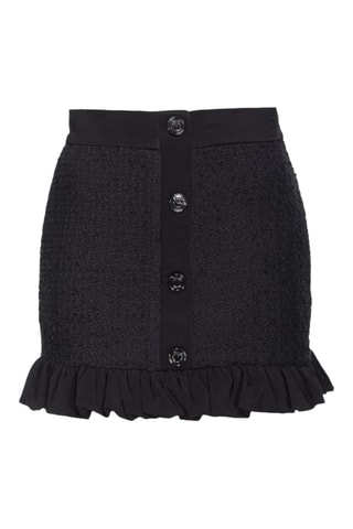 Minijupe taille haute - Noir