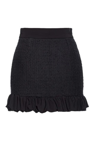 Minijupe taille haute - Noir