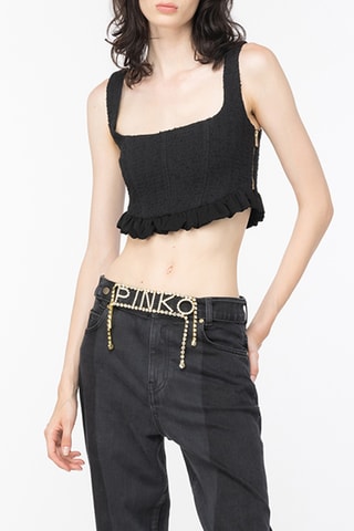 Blouse sans manches - Noir