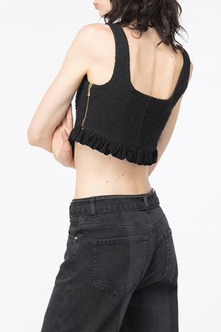 Blouse sans manches - Noir