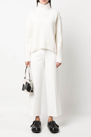 Pull en laine et cachemire - Blanc