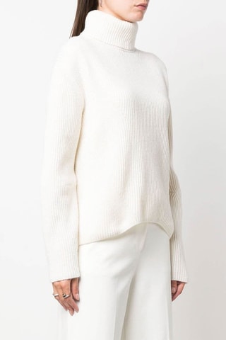 Pull en laine et cachemire - Blanc