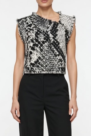 Blouse sans manches - Noir