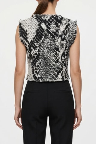 Blouse sans manches - Noir