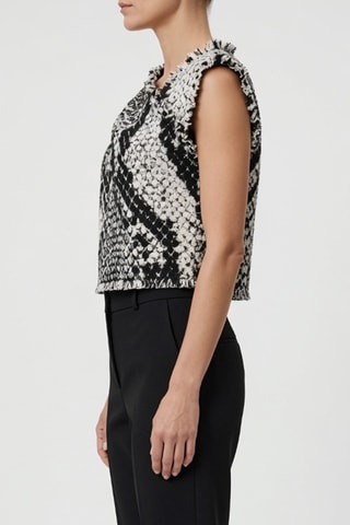 Blouse sans manches - Noir