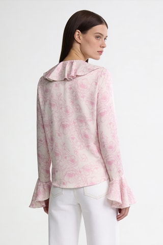 Blouse en soie - Rose