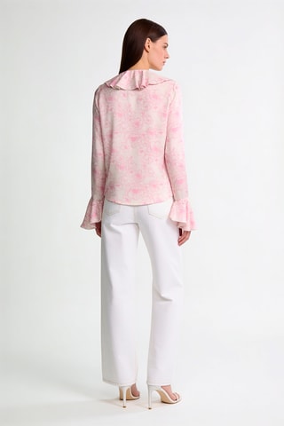 Blouse en soie - Rose